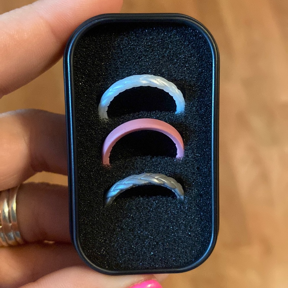 Groovelife Silicon Stackable Ring Set. Size 9. Mu… - image 3